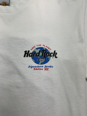 (L) Vintage '97 Witness - Eyes Open Hard Rock Cafe Tee White