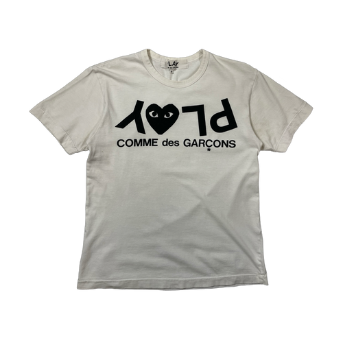 Commes Des Garcon PLAY Heart Shirt White (USED) | Vintage Clothing Store Canada