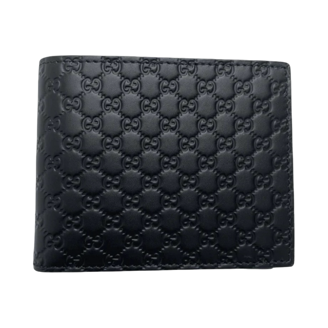 Gucci Monogram Bifold Wallet Black