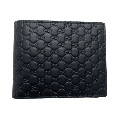 Gucci Monogram Bifold Wallet Black | Vintage Clothing Store Canada