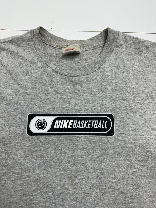 Vintage 90s Nike Basketball Tee Grey | Vitnage Clothing Store Canada