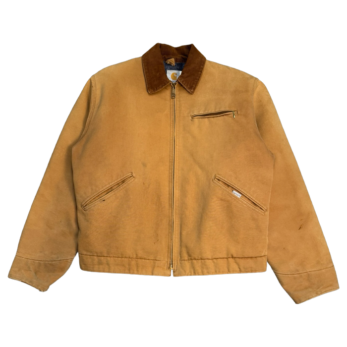Vintage 1990’s Carhartt Detroit Work Jacket Tan | Vitnage Clothing Store Canada