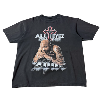 Y2K Tupac All Eyez On Me Tee Black