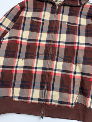 BAPE Love Gene Checkered Full Zip Hoodie (USED)