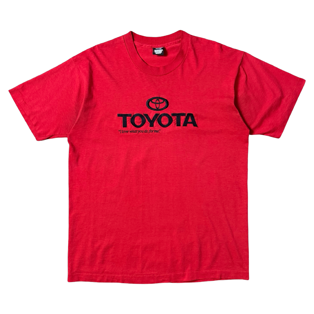 Vintage Toyota Logo Tee Red