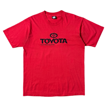 Vintage Toyota Logo Tee Red
