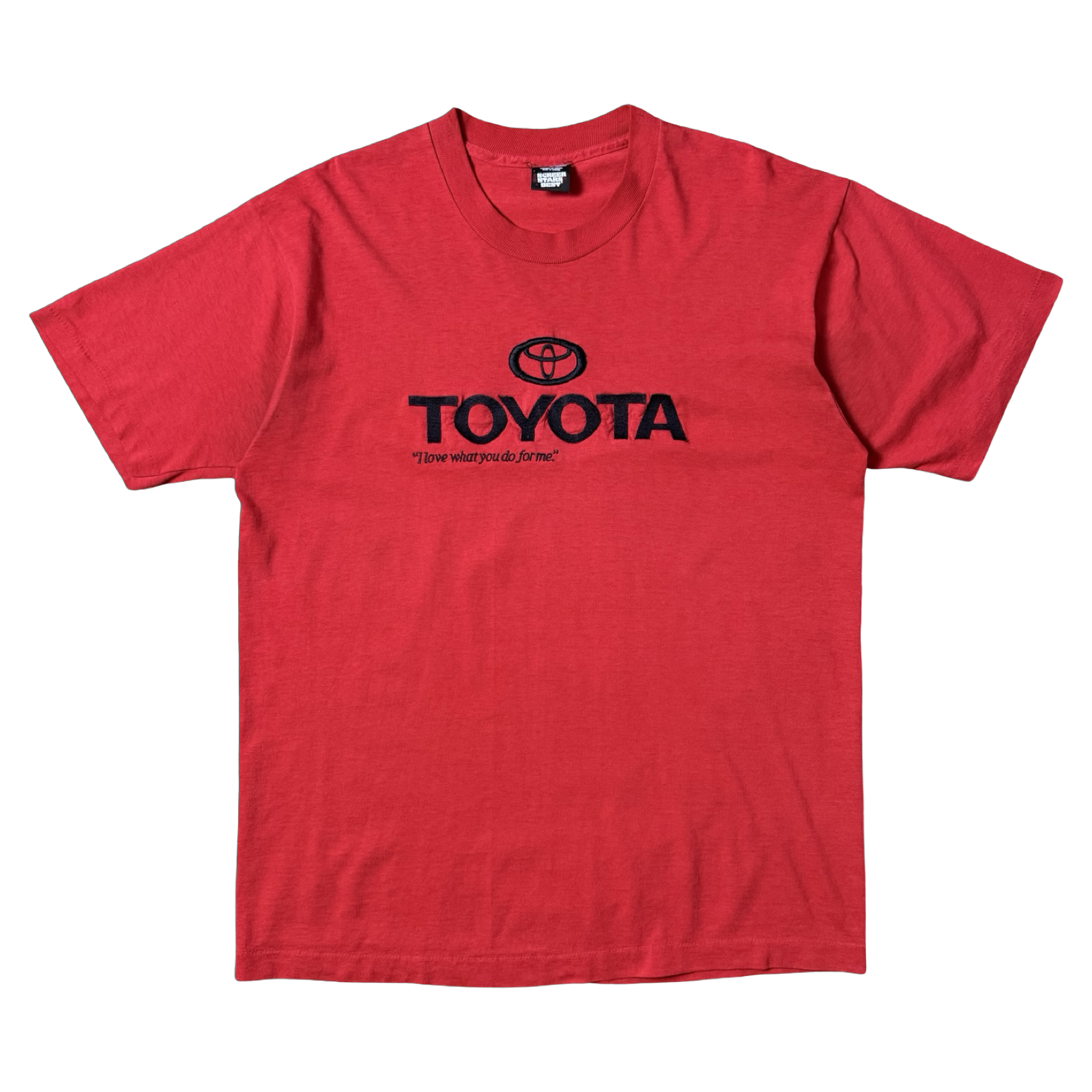 Vintage Toyota Logo Tee Red