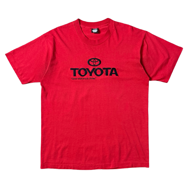 Vintage Toyota Logo Tee Red