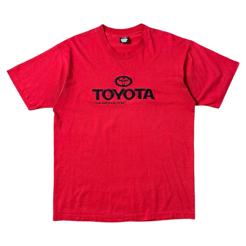 Vintage Toyota Logo Tee Red | Vintage Clothing Store Canada