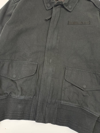 Vintage Polo Ralph Lauren Quilt Lined Zip Up Jacket Black