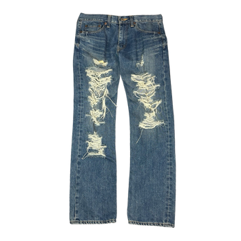 Women’s Junya Watanabe Comme Des Garcons Distressed Denim Pants