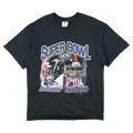 Vintage NFL Super Bowl 35 Ravens vs Giants Tee Black