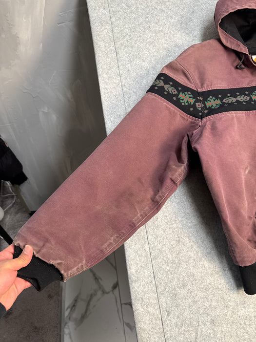 Vintage 1990’s Aztec Carhartt Active Jacket Mauve | Vitnage Clothing Store Canada