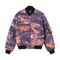 Stussy Tigris Canvas Bomber Jacket Purple