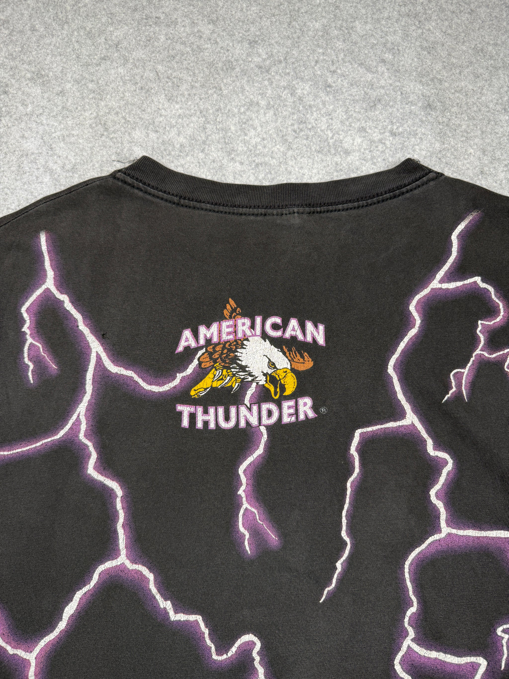 Vintage American Thunder Leader Of The Pack Tee Black