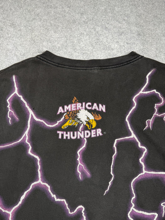 Vintage American Thunder Leader Of The Pack Tee Black | Vitnage Clothing Store Canada