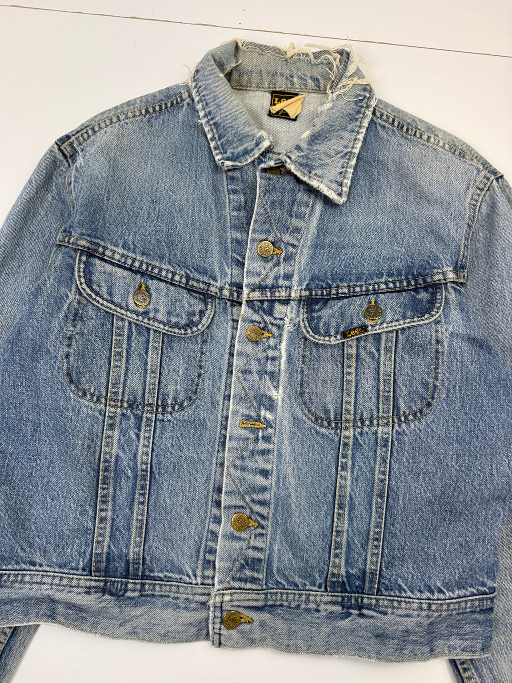 Vintage Lee Distressed Denim Jacket