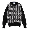 Women’s Vintage Burberry Argyle Cashmere Sweatshirt