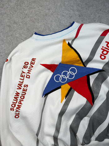 Vintage Adidas 2nd Olympic Winter Games St Moritz Sweatshirt White
