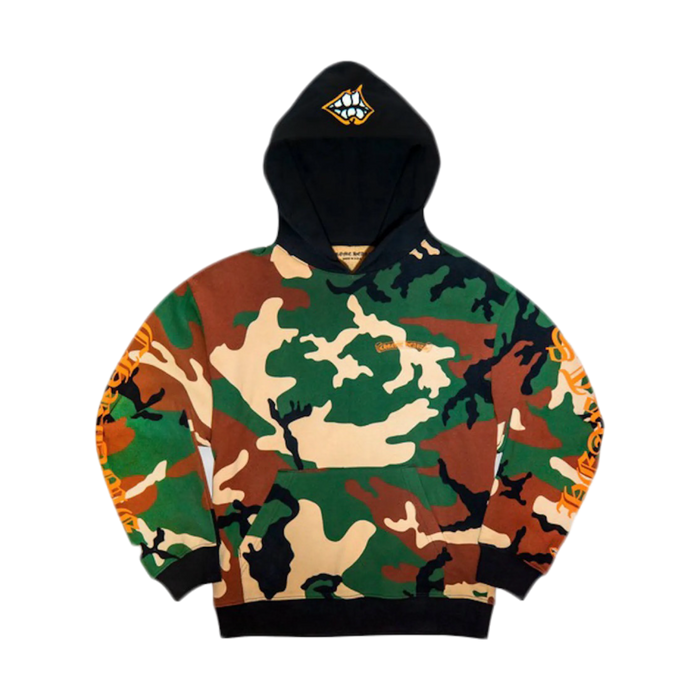 Chrome Hearts Matty Boy Caution Hoodie Camo | Vitnage Clothing Store Canada