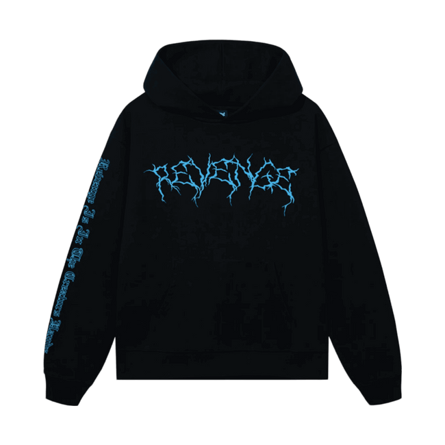 Revenge XXXTentacion Lightning Hoodie Black/Blue