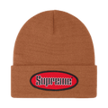 Supreme Oval Patch Beanie Rust