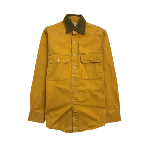 (S) Vintage L.L Bean Button Up Golden Yellow | Vintage Clothing Store Canada