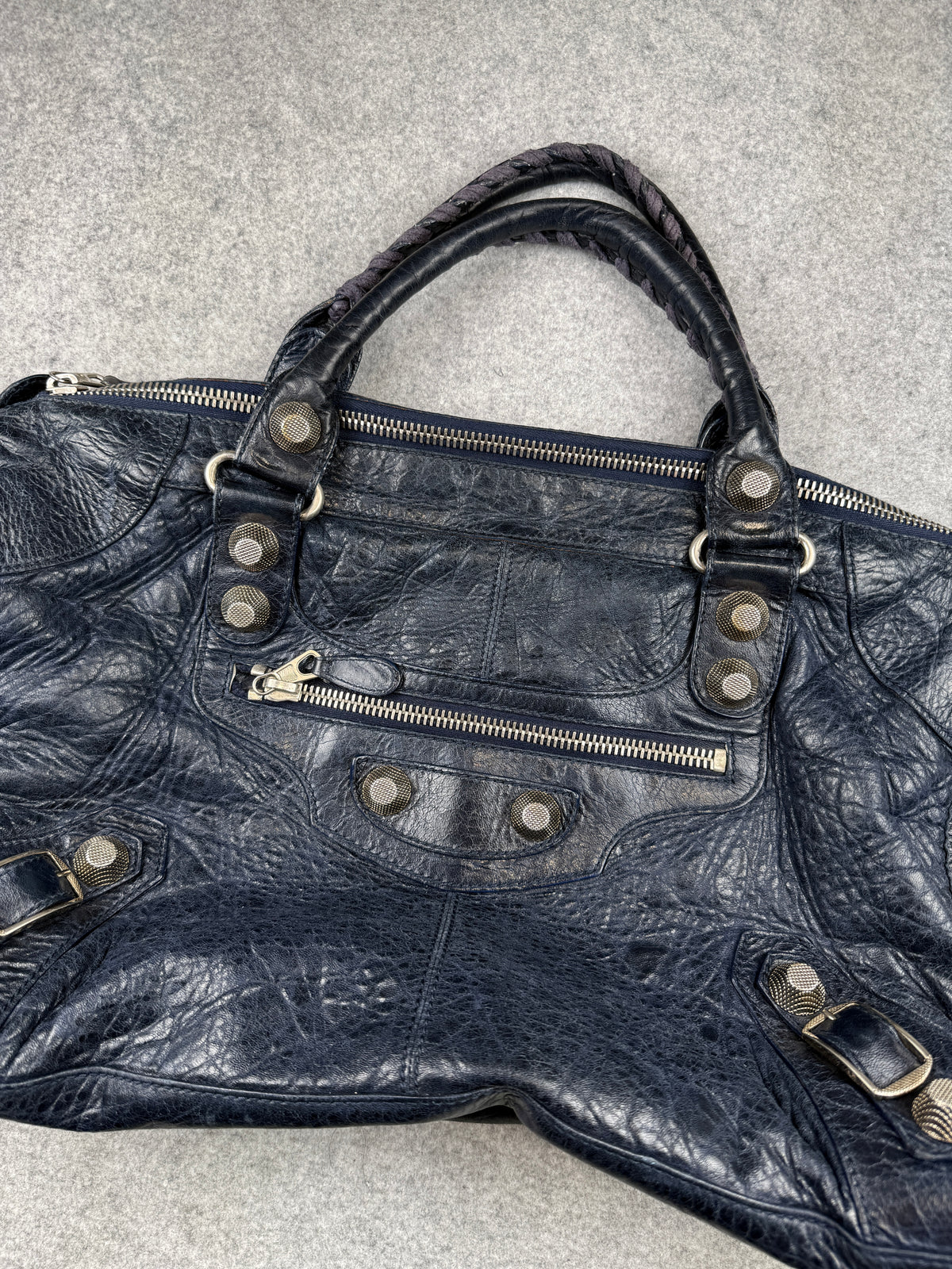 Balenciaga Giant 21 Part Time City Bag Navy