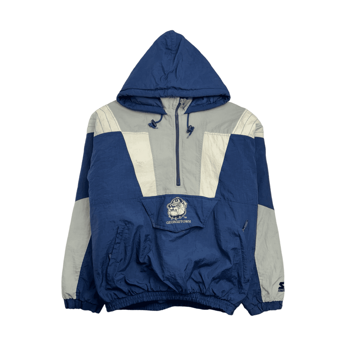 Vintage 90s Starter Georgetown Hoyas Zip-Up Jacket | Vitnage Clothing Store Canada
