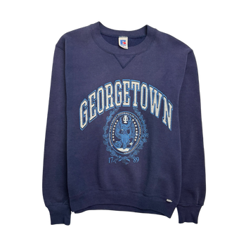 Vintage 90s Georgetown University Sweatshirt Navy