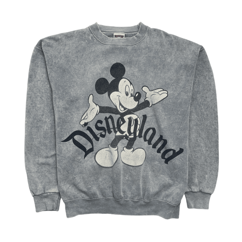 (L) Vintage 90s Disneyland Sweatshirt Washed Blue | Vintage Clothing Store Canada