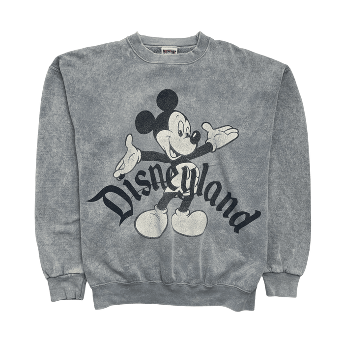 (L) Vintage 90s Disneyland Sweatshirt Washed Blue | Vitnage Clothing Store Canada