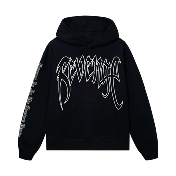 Revenge XXXTentacion Kill Outline Hoodie Black/White