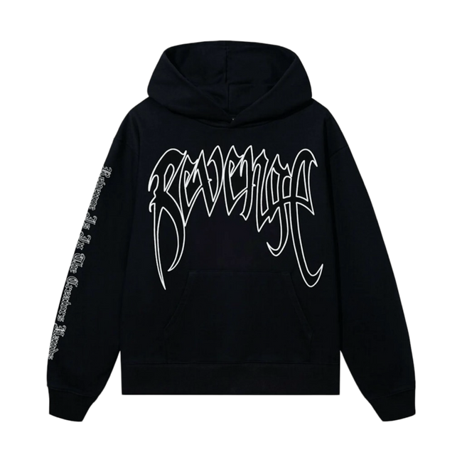 Revenge XXXTentacion Kill Outline Hoodie Black/White