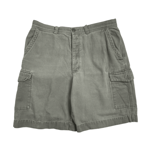 (35) Eddie Bauer Cargo Shorts Faded Green | Vintage Clothing Store Canada