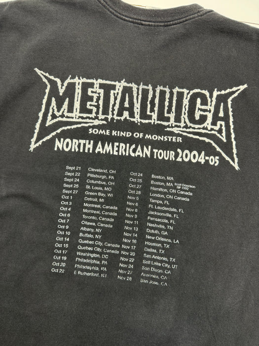 Vintage 2004 Metallica Some Kind Of Monster Tour Tee Black | Vitnage Clothing Store Canada