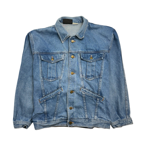 (S) Vintage Kitsu Denim Jacket Blue | Vintage Clothing Store Canada