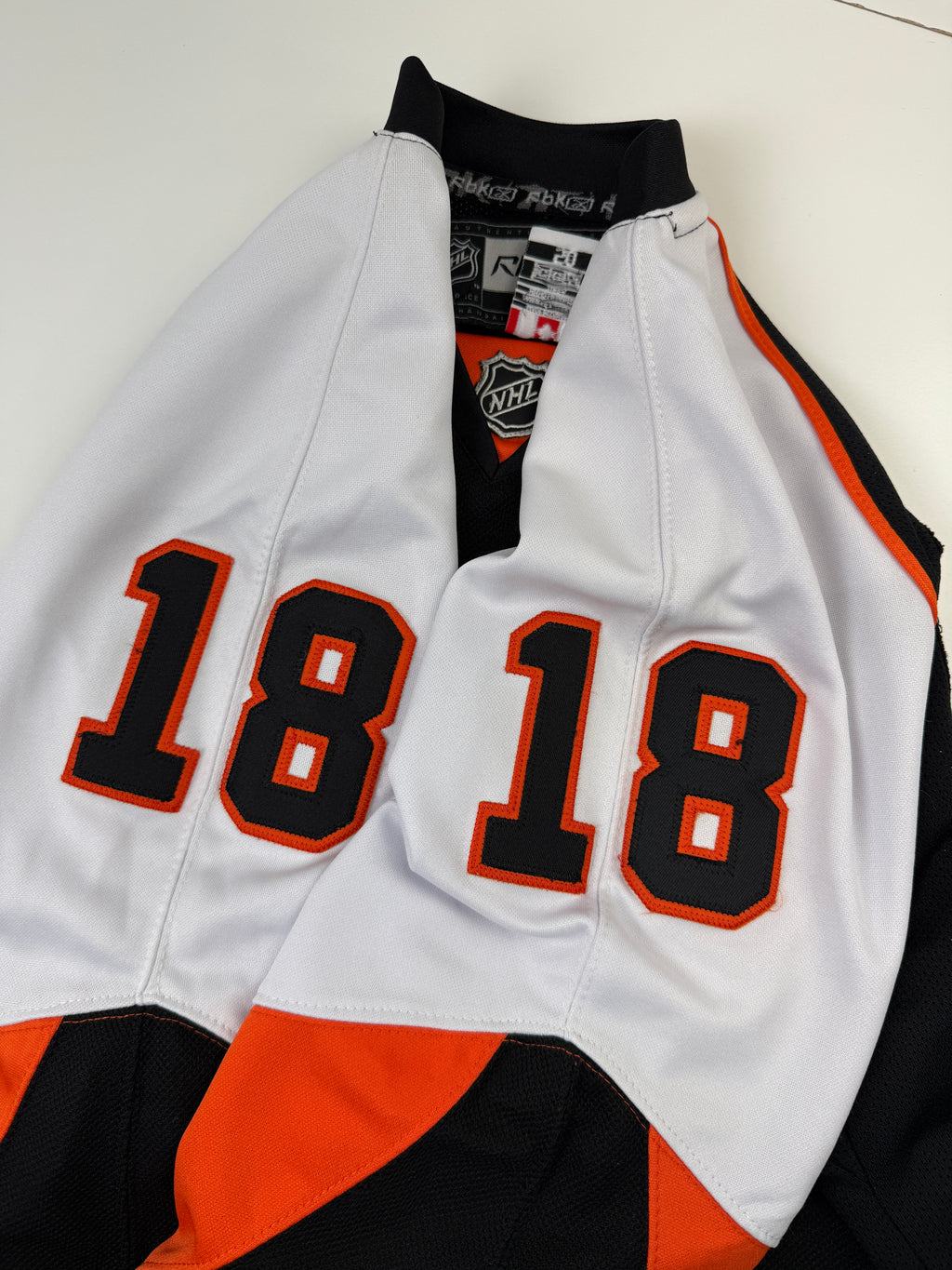 Vintage Philadelphia Flyers Mike Richards Hockey Jersey Black