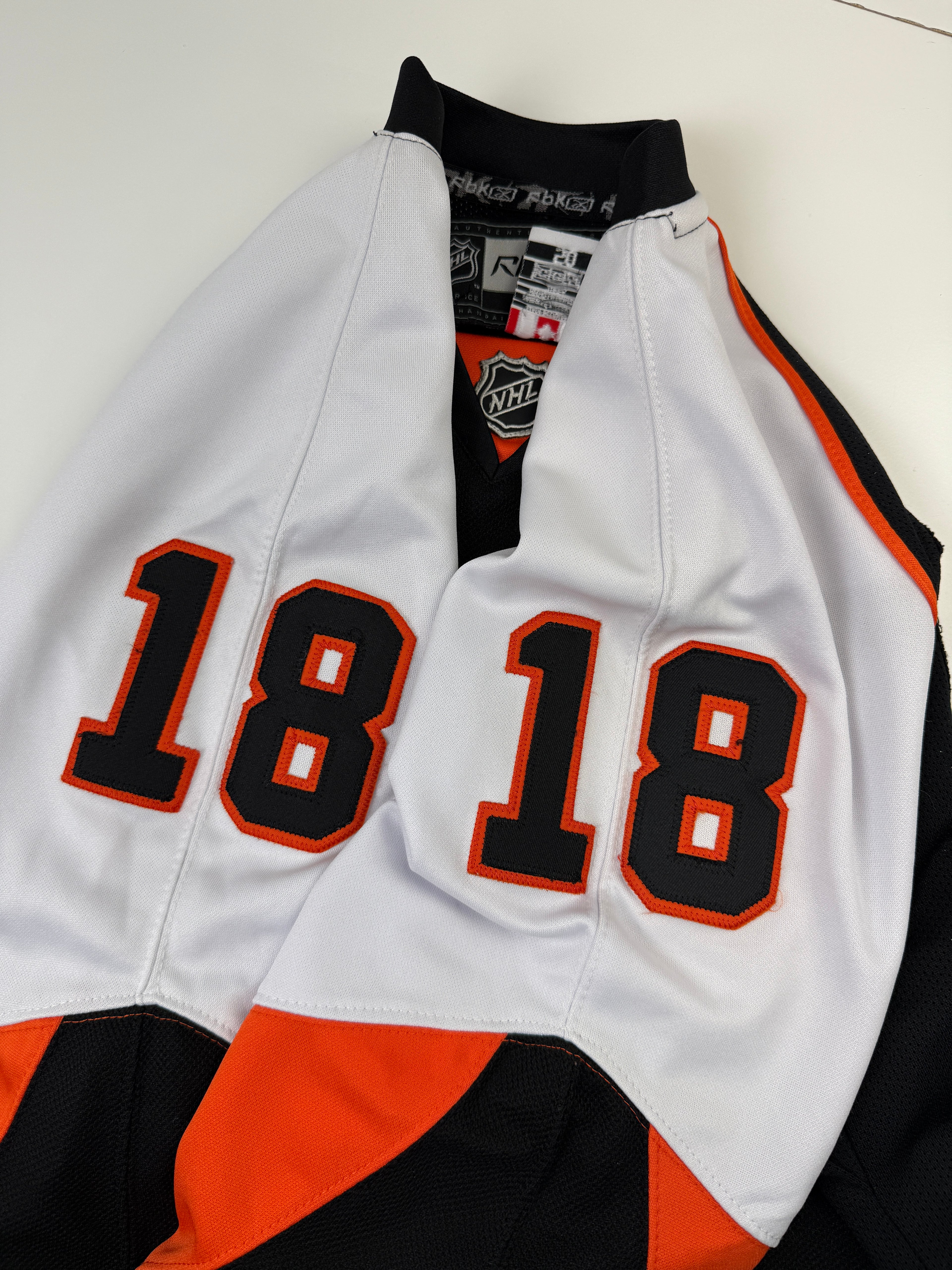 Vintage Philadelphia Flyers Mike Richards Hockey Jersey Black