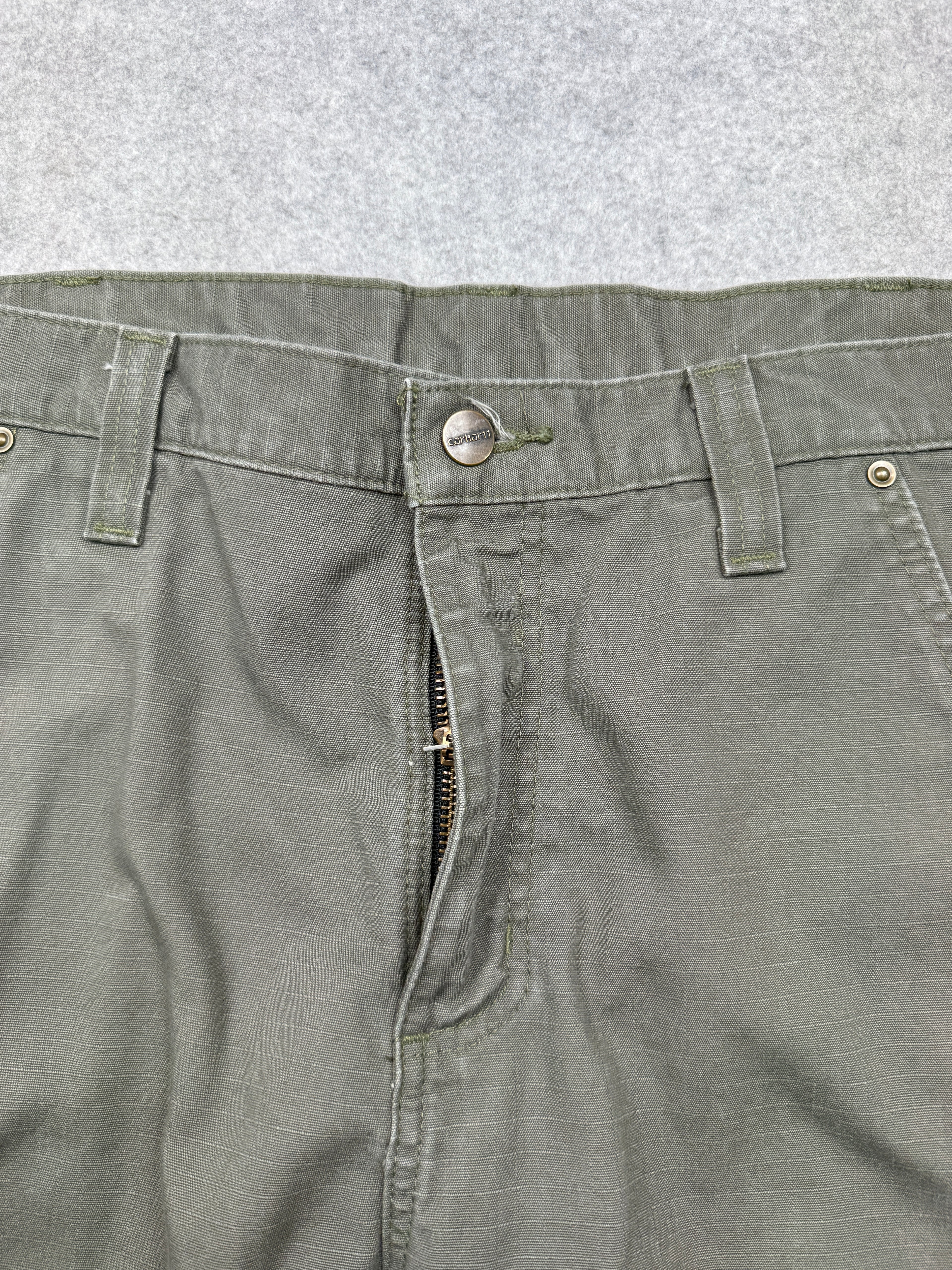 Carhartt Relaxed Fit Carpenter Cargo Shorts Moss Green