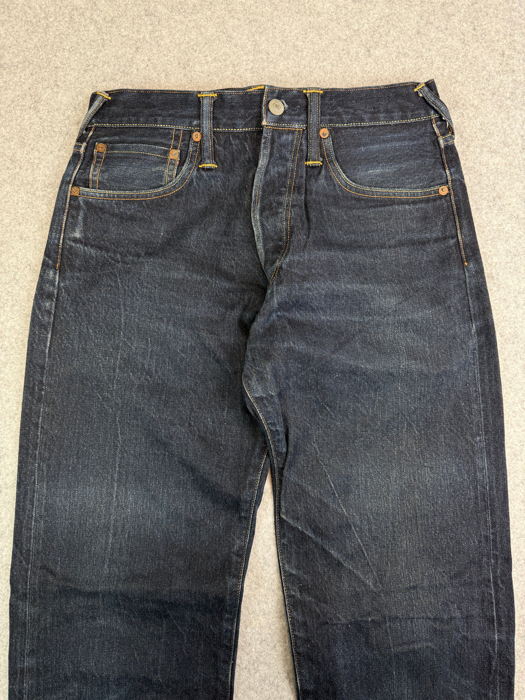 Evisu Lot 2000 No. 3 Daicock Blue Denim Pants