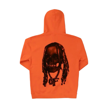 Revenge Lil Durk Bones Hoodie Orange