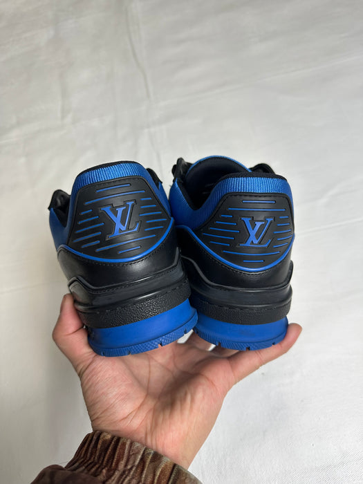 Louis Vuitton LV Trainer Black Blue (USED) | Vitnage Clothing Store Canada