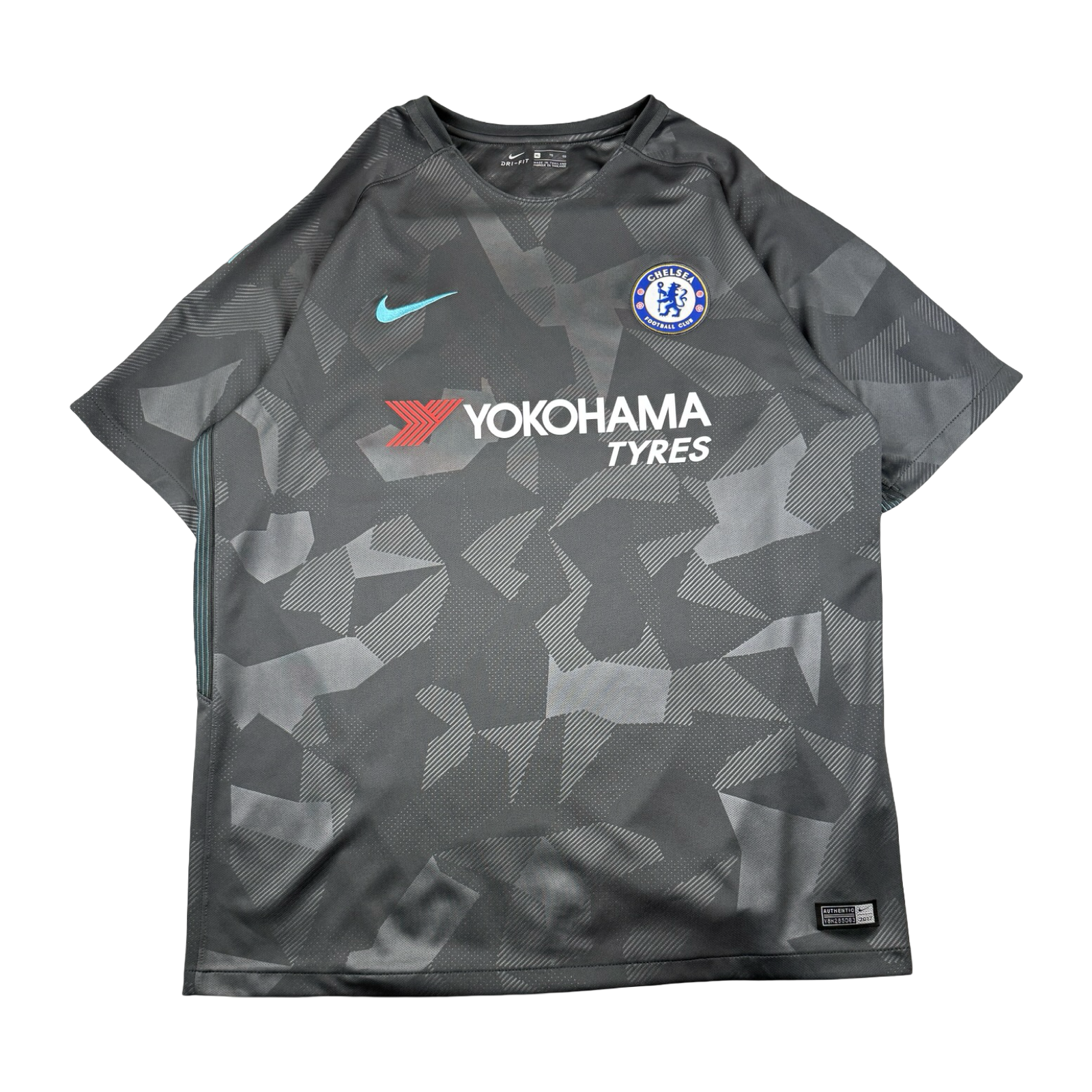 Nike Chelsea F.C. 17/18 Third Jersey Charcoal Grey