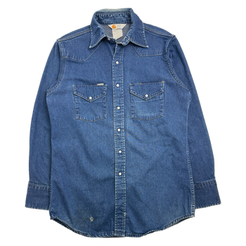 Vintage Carhartt Button-up L/S Shirt Denim