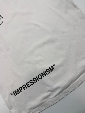 OFF-WHITE Impressionism Diagonal Stencil Tee White (USED)