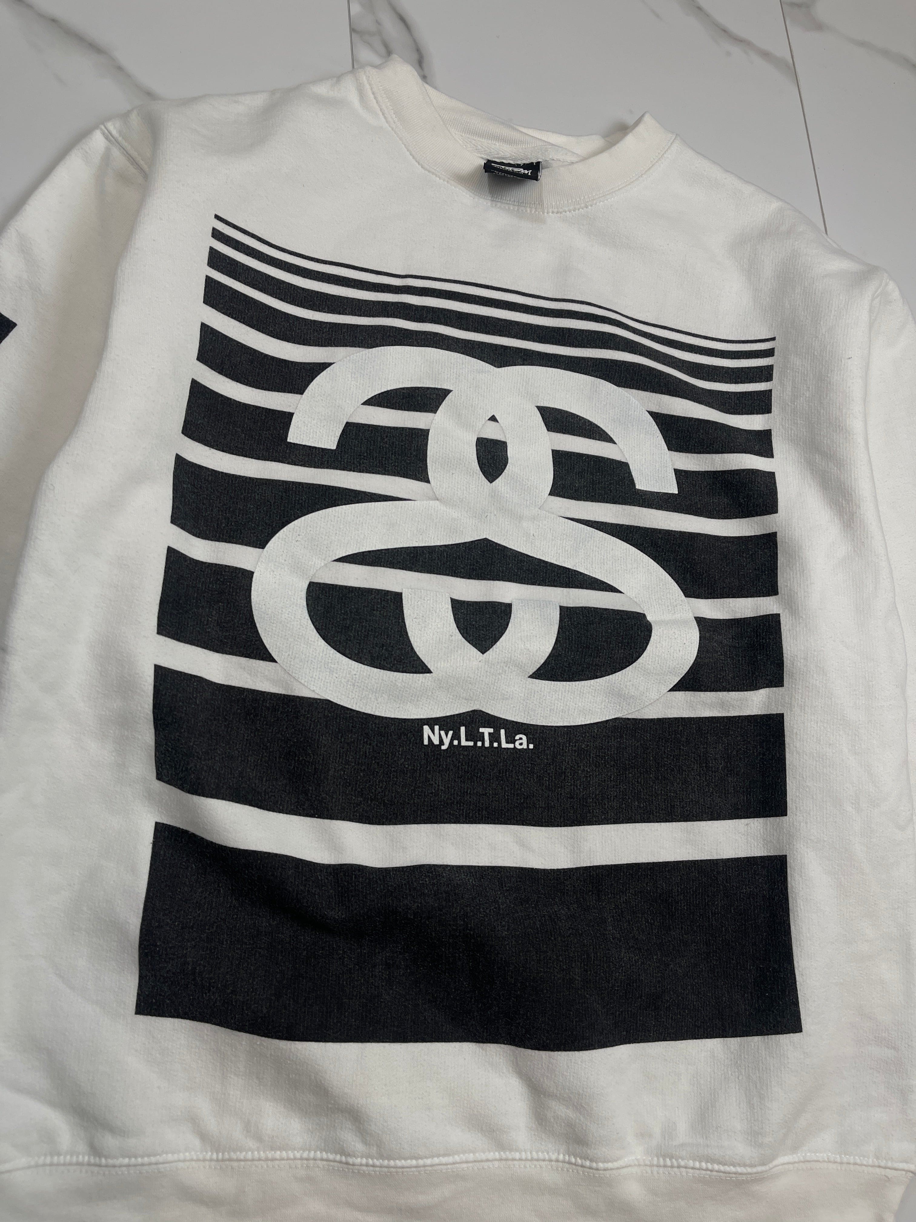 Stussy SS Link 80 International Tribe Sweatshirt White (USED)