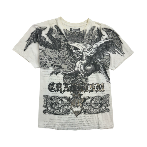 Vintage Y2k Crank Tee White | Vintage Clothing Store Canada