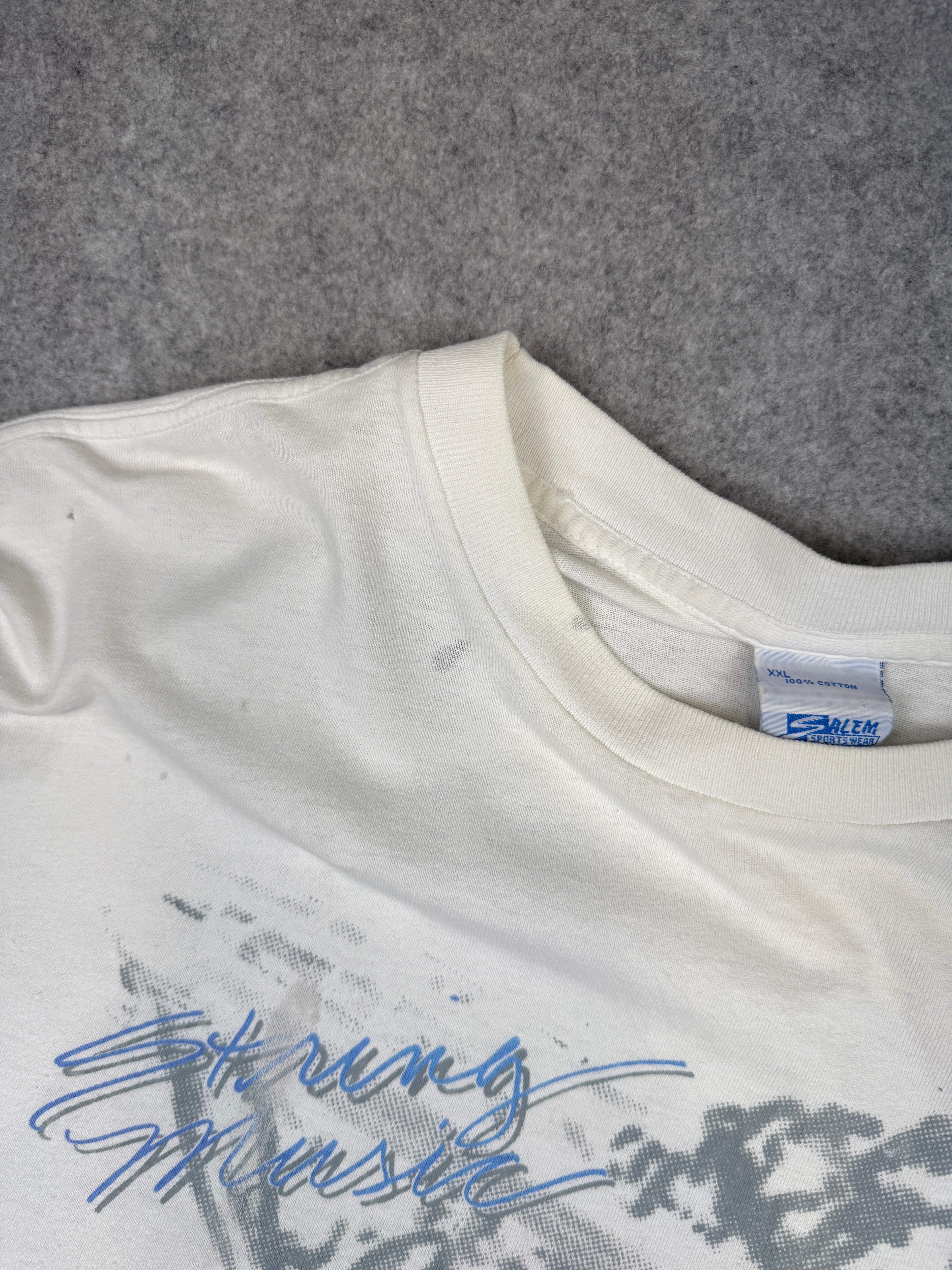 Vintage Salem Showtime Lakers Tee White