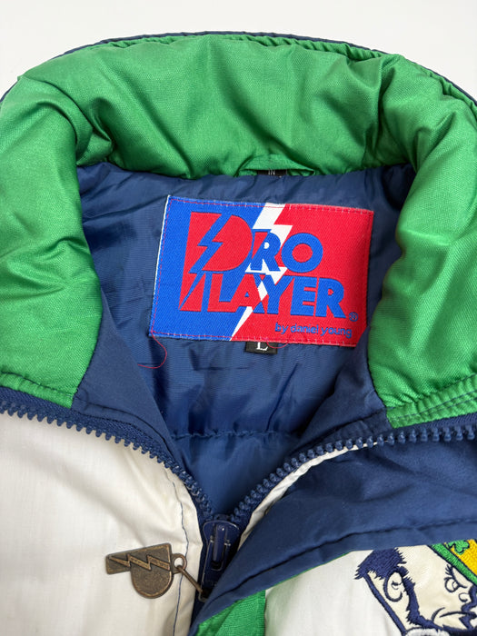 Vintage Notre Dame Fighting Irish Pro Player Insulated Jacket | Vitnage Clothing Store Canada